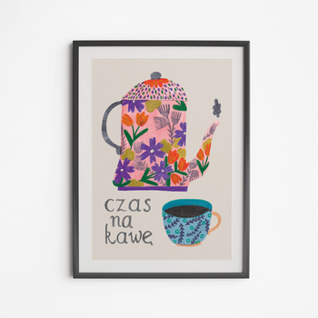 Plakat Czas Na Kawę 21x30