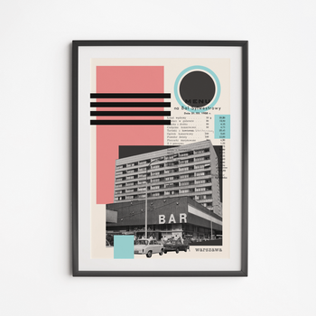 Plakat Bar Kolaż 21x30