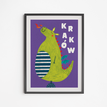 Cracow Dragon Barrel Poster 21x30