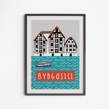 Plakat Bydgoszcz Spichrze 21x30