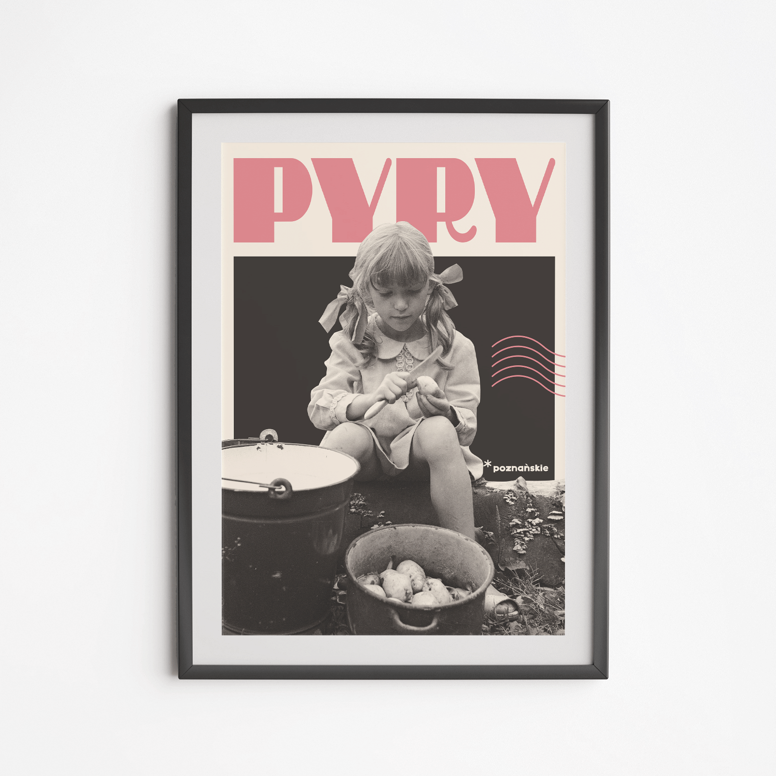 Plakat Poznań Pyry Kolaż 21x30 21x30cm | Nowości Kolekcje  Miasta