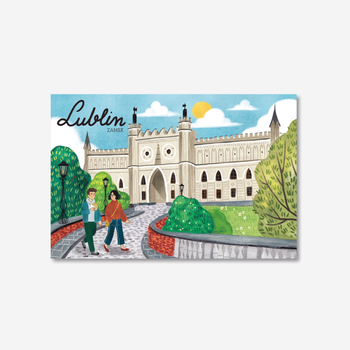 Pocztówka Lublin Zamek Dzień