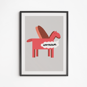 Warsaw Pegasus Poster 21x30