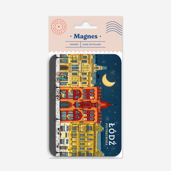 Magnes Łódź Kamieniczki Noc