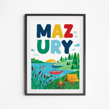 Plakat Mazury Widok 21x30