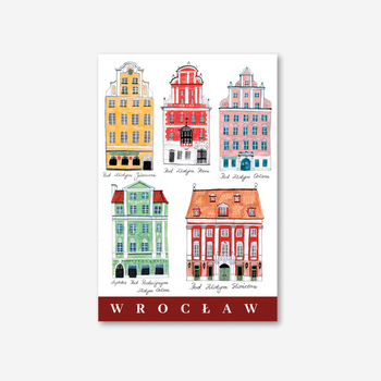 Pocztówka Wrocław Złote Kamienice