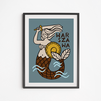 Plakat Syrenka Retro 21x30