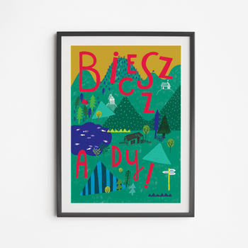 Poster Bieszczady 50x70
