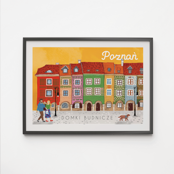 Plakat Poznań Domki Budnicze 21x30