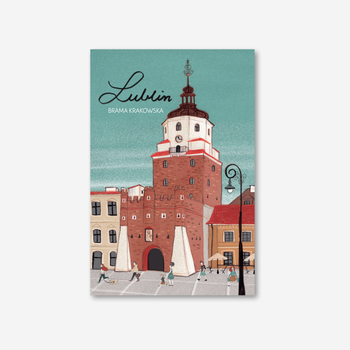 Pocztówka Lublin Brama Krakowska