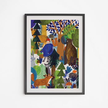 Plakat Polski Las 21x30