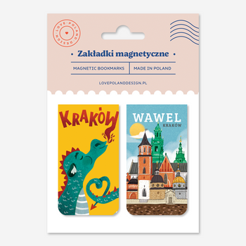 ZAKŁADKI MAGNETYCZNE KRAKÓW SMOK + MARIACKI