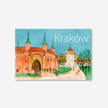 Pocztówka Kraków Barbakan