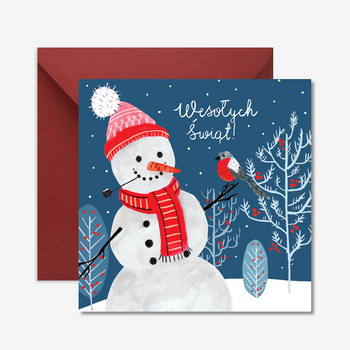 Card Snowman and Gil