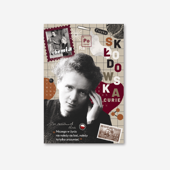 Pocztówka Skłodowska Kolaż Krata