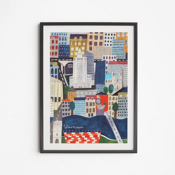 Poster Warsaw Centrum 21x30