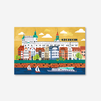 Pocztówka Szczecin Panorama