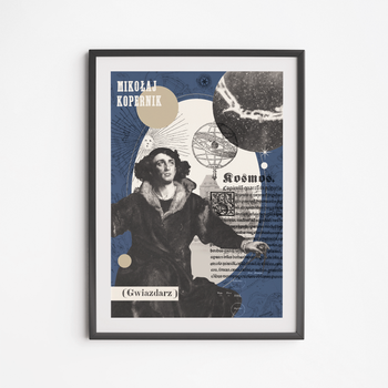 Plakat Kopernik Kolaż 21x30