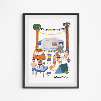 Plakat Wczasy 21x30