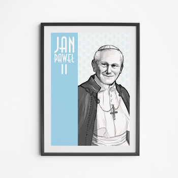 Plakat Papież Jan Paweł II 21x30
