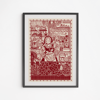 Plakat Baba z Pierogami 21x30