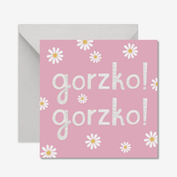 Kartka Gorzko Gorzko Biały