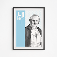 Plakat Papież Jan Paweł II 30x40