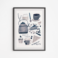 Plakat Kawa Czy Herbata 21x30