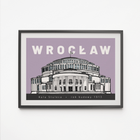Plakat Wrocław Hala Stulecia 21x30