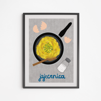 Plakat Jajecznica 30x40
