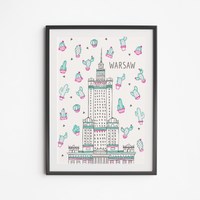 Plakat Pałac Kultury Kaktusy 21x30