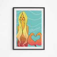 Plakat Syrenka Mięta 21x30