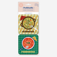 Zestaw Podkładek Pomidorowa + Ogórkowa