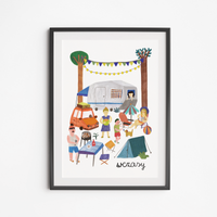 Plakat Wczasy 21x30
