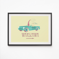 Plakat Syrenka Cabrio 21x30