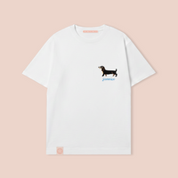 T-shirt Jamnik Biały