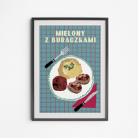 Plakat Mielony z Buraczkami 21x30