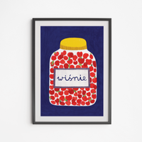 Plakat Przetwory Wiśnie 21x30