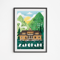 Plakat Willa Zakopiańska 40x50