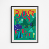 Plakat Bieszczady 40x50