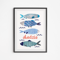 Plakat Śledzie 21x30