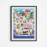 Plakat Kazimierz Dolny Rynek 21x30