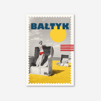 Pocztówka Polskie Morze Bałtyk Kolaż