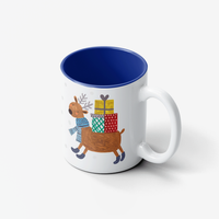Kubek Ceramiczny Renifer Kropki