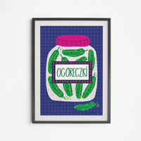 Plakat Przetwory Ogóreczki 21x30