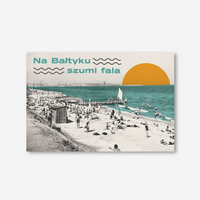 Pocztówka Polskie Morze Szumi Fala Kolaż