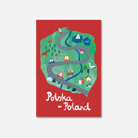 Pocztówka Mapa Polski