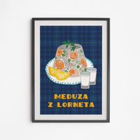 Plakat Meduza z Lornetą 21x30