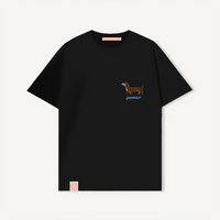 T-shirt Jamnik Czarny