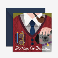 Kartka Kocham Cię Dziadku